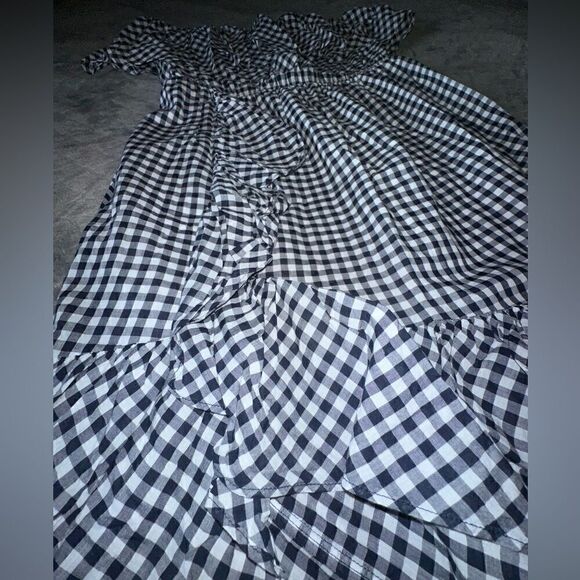 J. Crew Gingham Check Sleeveless Dress Size Medium - Picture 4 of 7